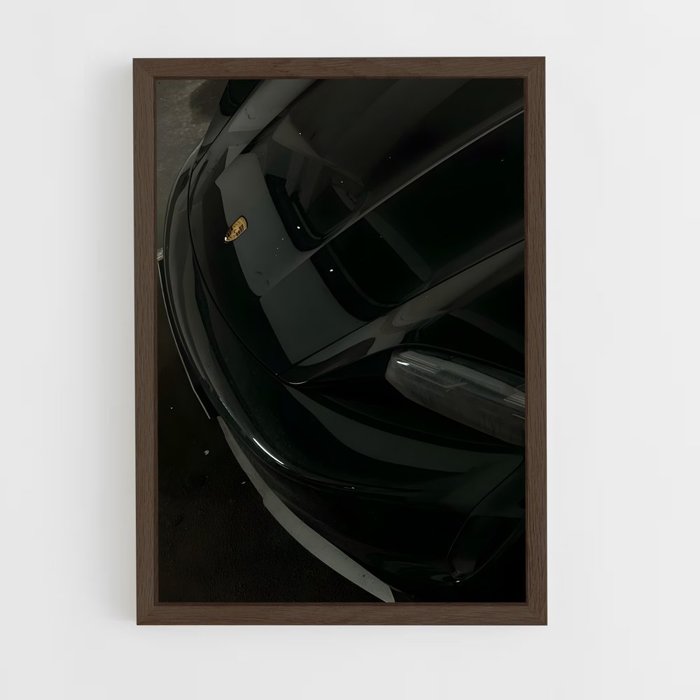 Poster Noir Électrique – affiche Porsche (vue 5)